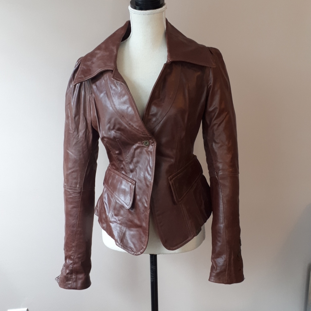 Fornarina leather jacket